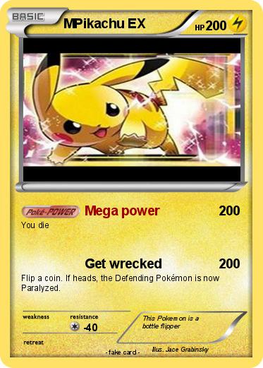 Pokemon MPikachu EX