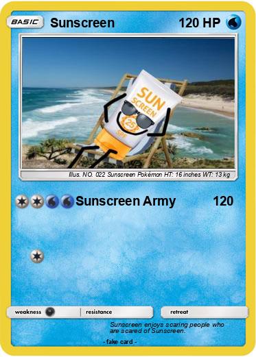 Pokemon Sunscreen