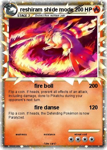 Pokemon reshiram shide mode
