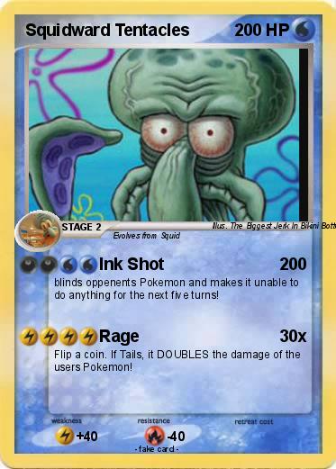 Pokemon Squidward Tentacles