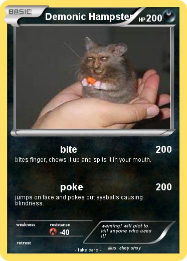 Pokemon Demonic Hampster