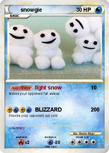 Pokemon snowgie