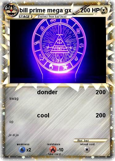 Pokemon bill prime mega gx