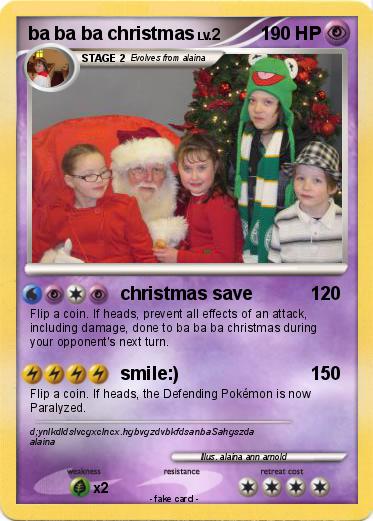 Pokemon ba ba ba christmas