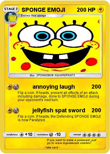 Pokemon SPONGE EMOJI