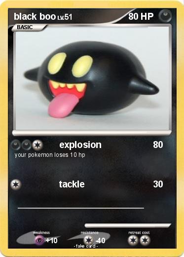 Pokemon black boo