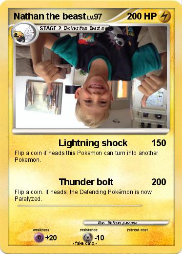 Pokemon Nathan the beast
