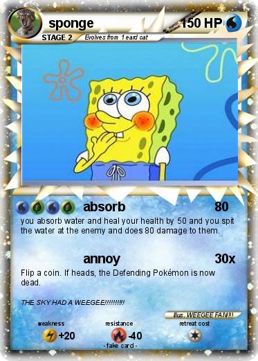 Pokemon sponge