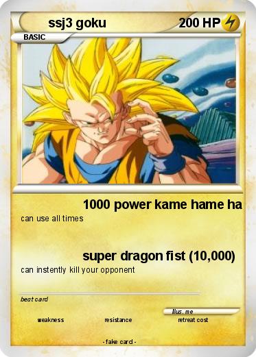Pokemon ssj3 goku