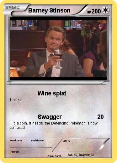Pokemon Barney Stinson