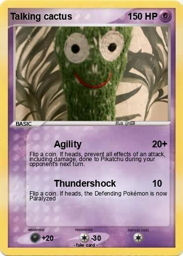 Pokemon Talking cactus