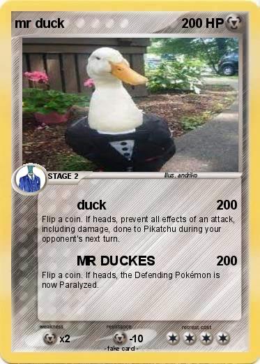 Pokemon mr duck