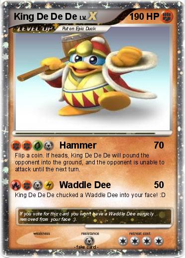 Pokemon King De De De