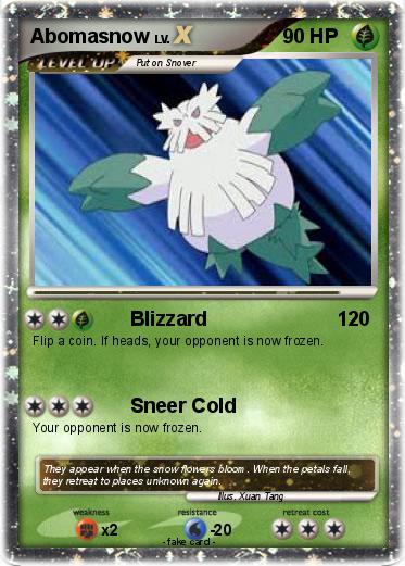 Pokemon Abomasnow
