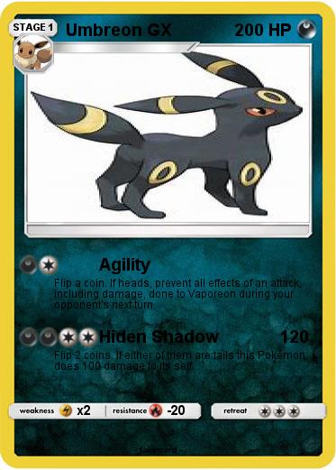 Pokemon Umbreon GX