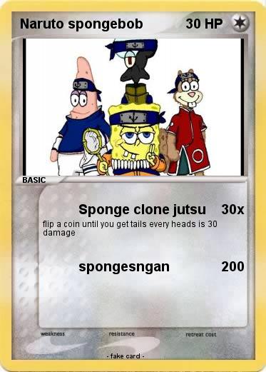 Pokemon Naruto spongebob