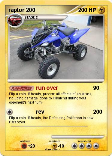 Pokemon raptor 200