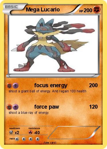 Pokemon Mega Lucario