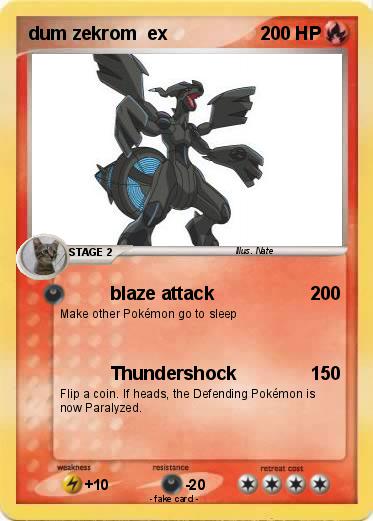 Pokemon dum zekrom  ex