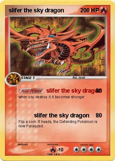 Pokemon slifer the sky dragon