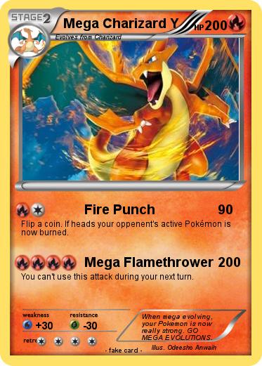 Pokemon Mega Charizard Y