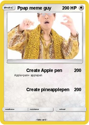 Pokemon Ppap meme guy
