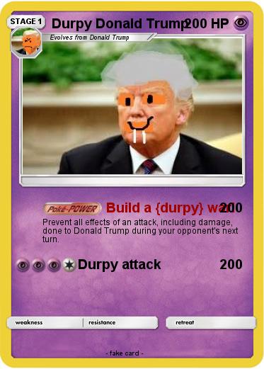 Pokemon Durpy Donald Trump