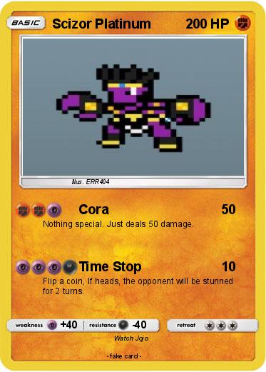 Pokemon Scizor Platinum