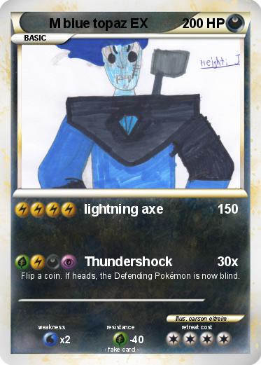 Pokemon M blue topaz EX