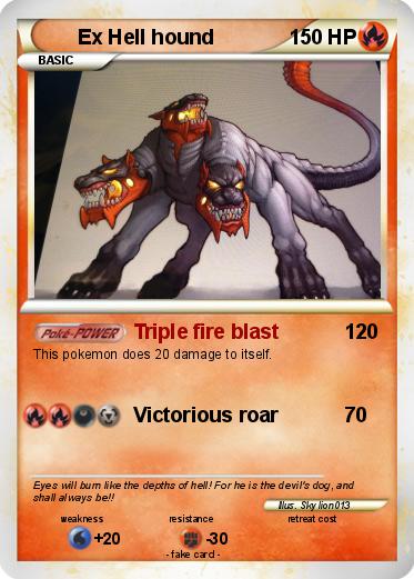 Pokemon Ex Hell hound