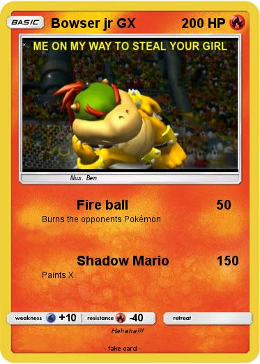 Pokemon Bowser jr GX