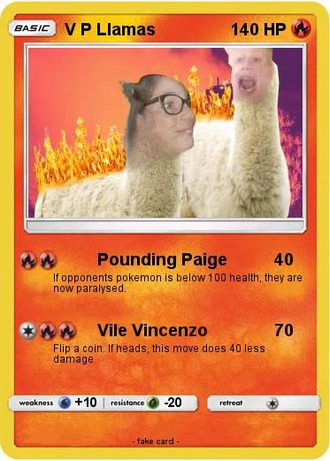 Pokemon V P Llamas