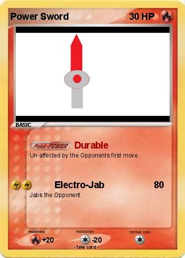 Pokemon Power Sword