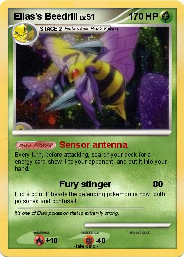 Pokemon Elias's Beedrill