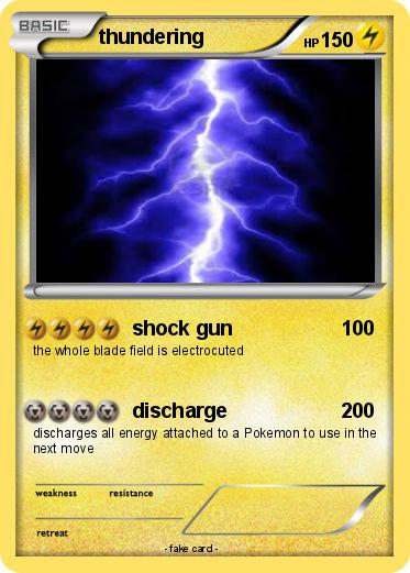 Pokemon thundering