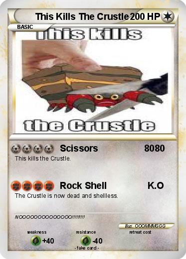 Pokemon This Kills The Crustle Pokemon This Kills The Crustle