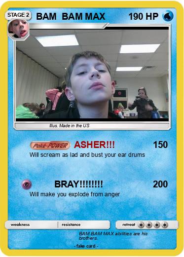 Pokemon BAM  BAM MAX