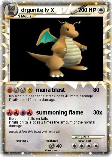 Pokemon drgonite lv X