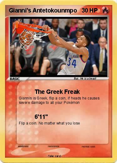Pokemon Gianni's Antetokounmpo