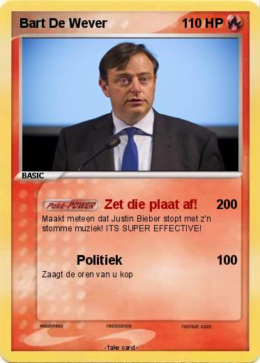 Pokemon Bart De Wever