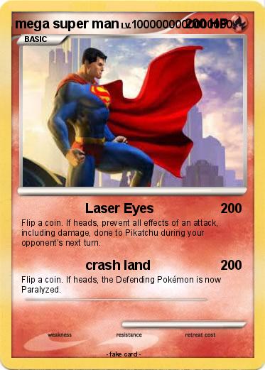 Pokemon mega super man