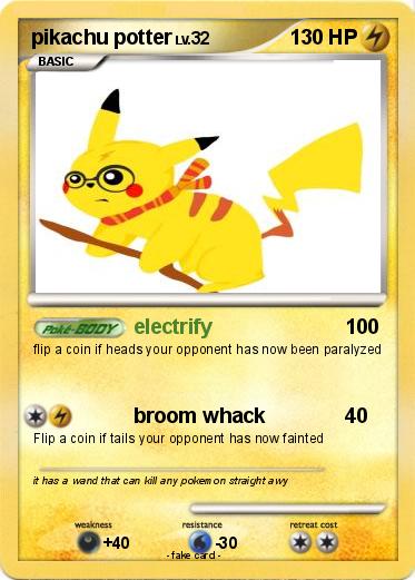 Pokemon pikachu potter