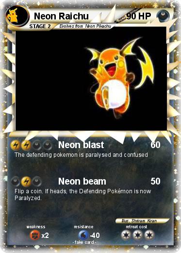Pokemon Neon Raichu