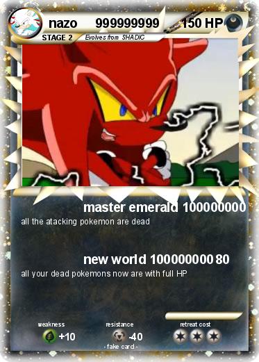 Pokemon nazo     999999999
