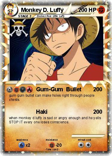 Pokemon Monkey D. Luffy