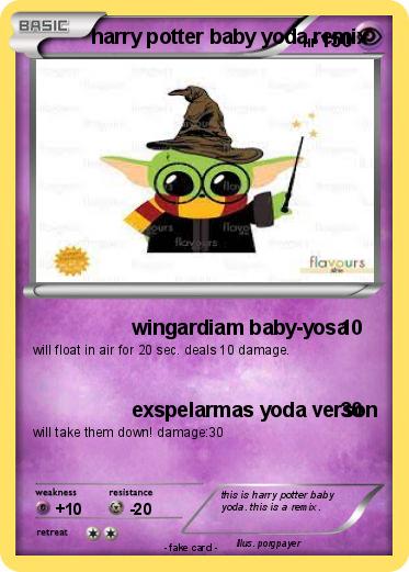 Pokemon harry potter baby yoda remix