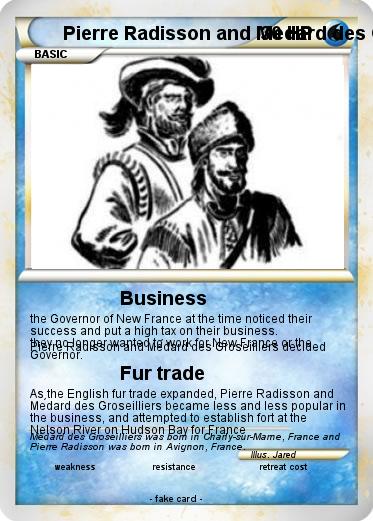 Pokemon Pierre Radisson and Medard des Grosseilles