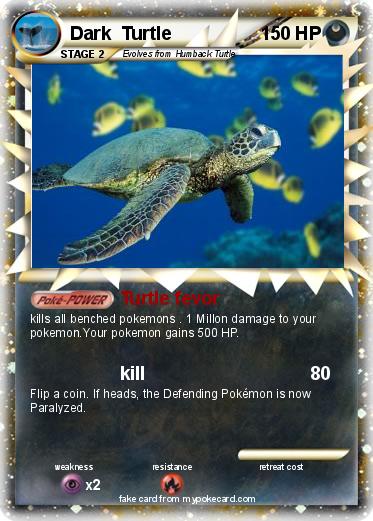 Pokemon Dark  Turtle Pokemon Dark  Turtle