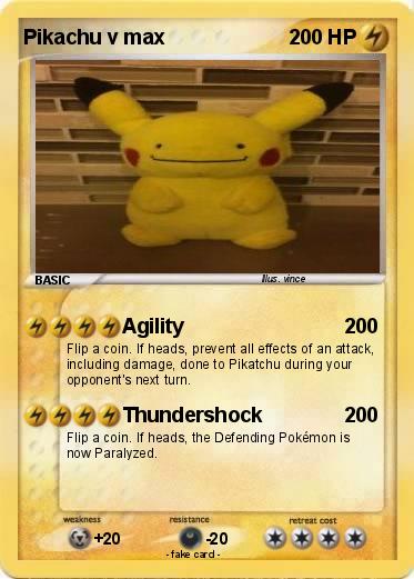 Pokemon Pikachu v max