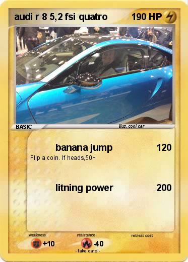 Pokemon audi r 8 5,2 fsi quatro